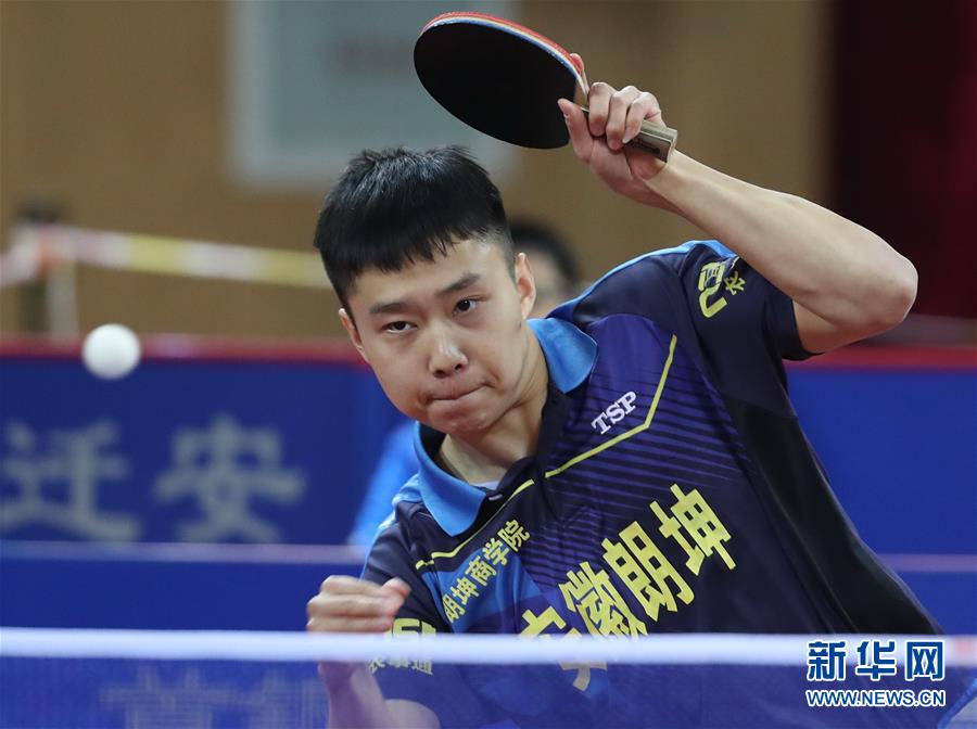 乒超联赛:霸州海润胜安徽朗坤
