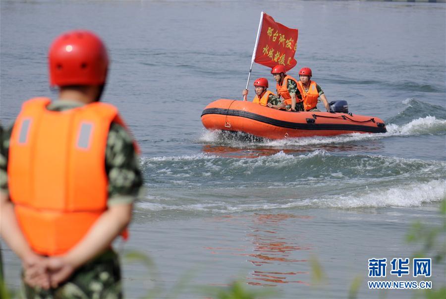 河北邢台:防汛减灾演练迎战汛期