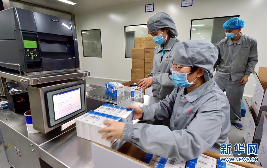 #（聚焦疫情防控）（3）河北石家莊：多家藥企加班加點生産支援疫情防控
