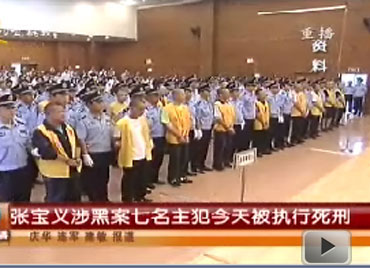 特大涉黑案张宝义等七主犯被执行死刑