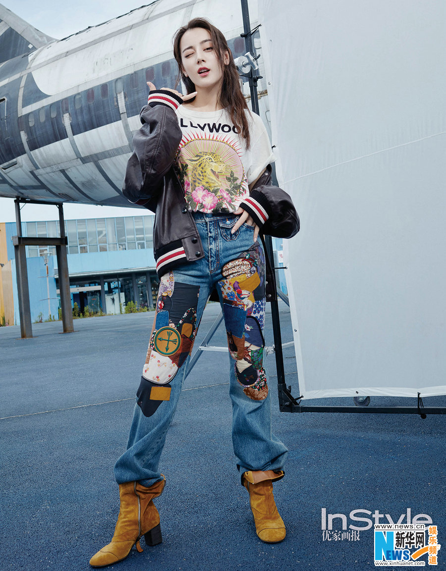 迪丽热巴封面大片曝光