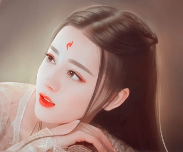 女星手绘超乎你的视觉美 她的颜值竟能直追迪丽热巴