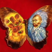 惊艳！墨西哥艺术家在蝴蝶翅膀上重现世界名画