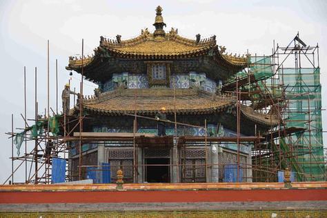 承德避暑山庄及周围寺庙修缮工程进展顺利