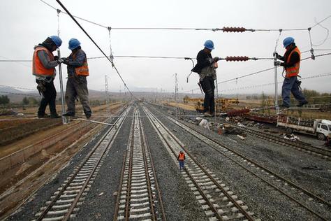 张唐铁路建设施工进入扫尾阶段