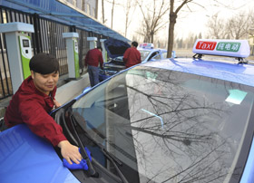 河北首例純電動計程車項目即將投入運營