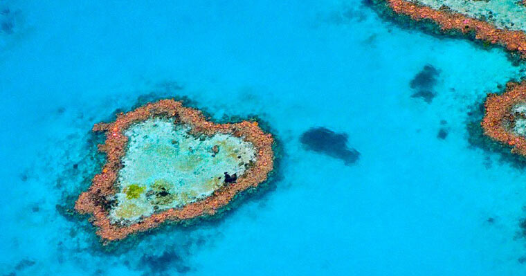 旅遊美圖：全球令人嘆為觀止的心形自然景觀