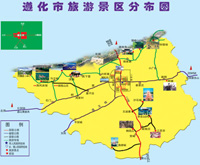 遵化市旅游景区分布图