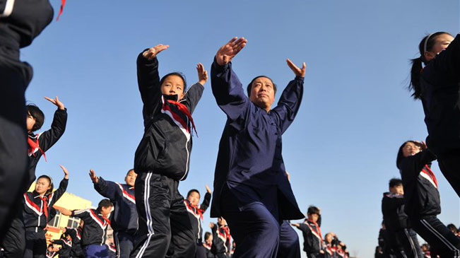 冬季习武 强身健体