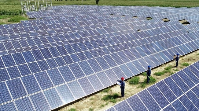 河北衡水:乡村光伏扶贫电站惠民生