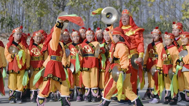河北邢臺：非遺進校園 傳承傳統文化