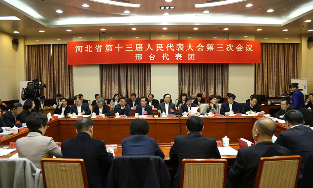 邢台代表团在审议政府工作报告