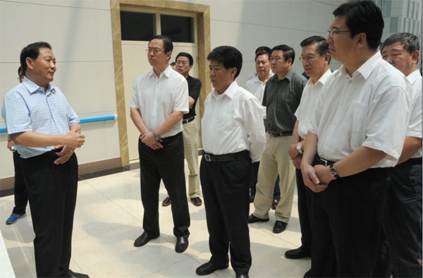 省委常委,宣传部长艾文礼到我市就宣传文化工作进行调研