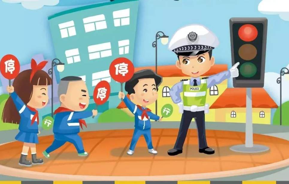 抓住课后五分钟 交通安全宣传不放松