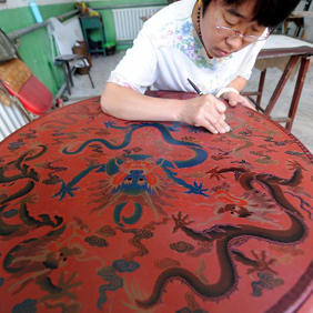 广阳：仿古工艺致富农民