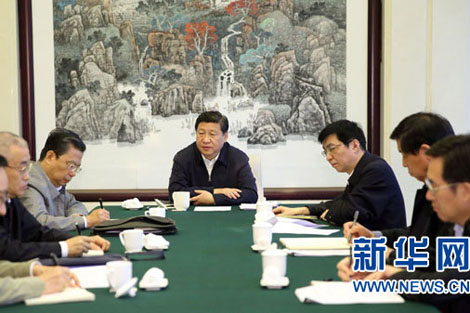 習近平:批評和自我批評是解決黨內矛盾有力武器