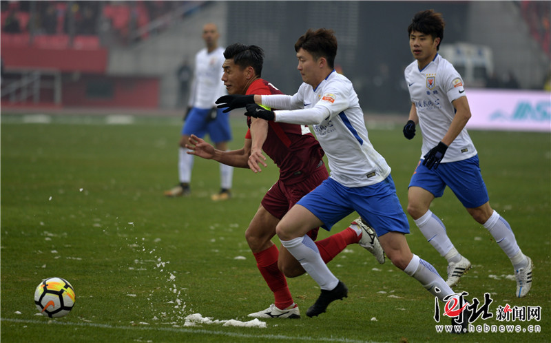 2018中超联赛河北华夏幸福主场首秀不敌鲁能泰山