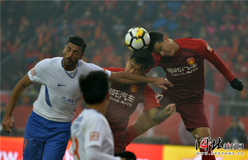 2018中超联赛河北华夏幸福主场首秀不敌鲁能