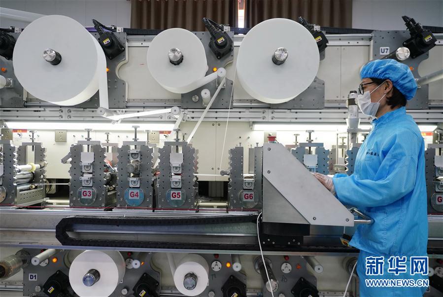 （經濟）（3）河北唐山：開足馬力趕制防疫物資訂單