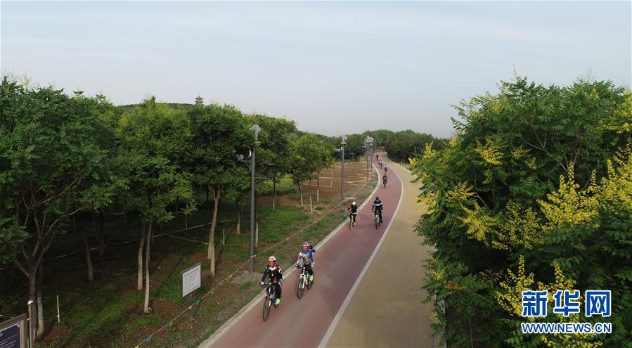 #（环境）（2）河北石家庄：滹沱河两岸建成绿色生态景观长廊